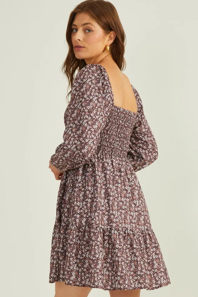 Altar039d State Rhea Floral Smocked Dress Women Casual