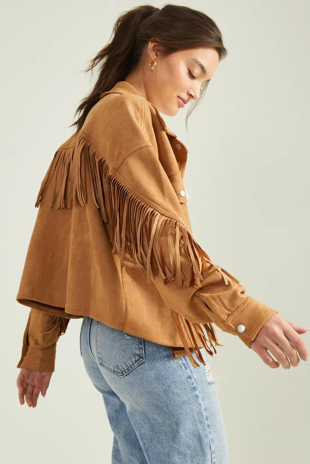 Altar039d State Stacy Suede Fringe Jacket Women Jackets