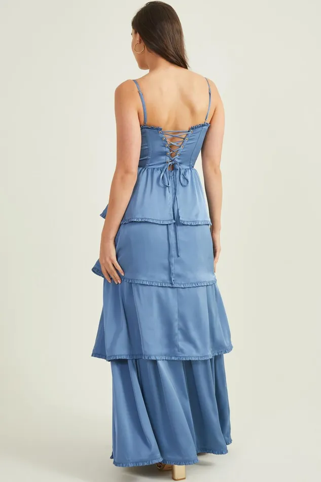 Altar039d State Stellni Satin Maxi Dress Women Maxi Midi