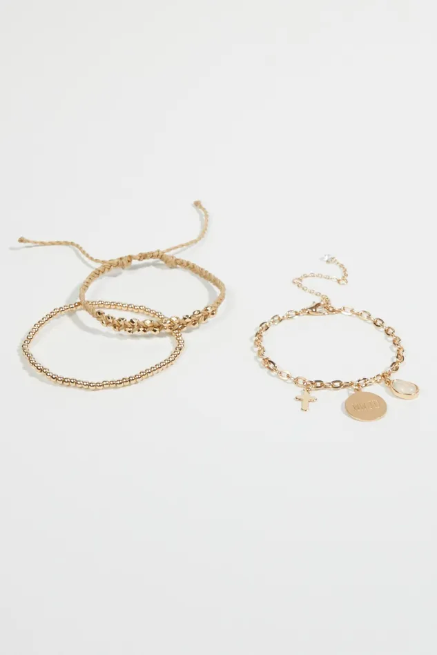 Altar039d State WWJD Crystal Bracelet Set Women Jewelry