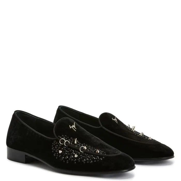 Alvaro Studs Black Men Giuseppe Zanotti Shoes