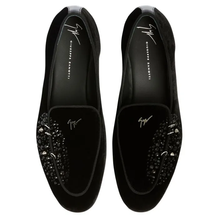 Alvaro Studs Black Men Giuseppe Zanotti Shoes