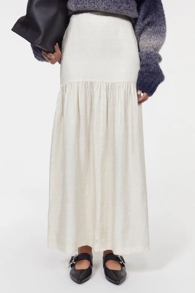 Amalthea Brush Skirt Canvas Women Rodebjer Skirts