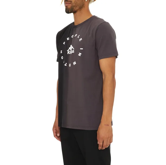 Authentic Dipte TShirt 8211 Black Grey White Black Grey White Kappa Mens TShirts Near Me