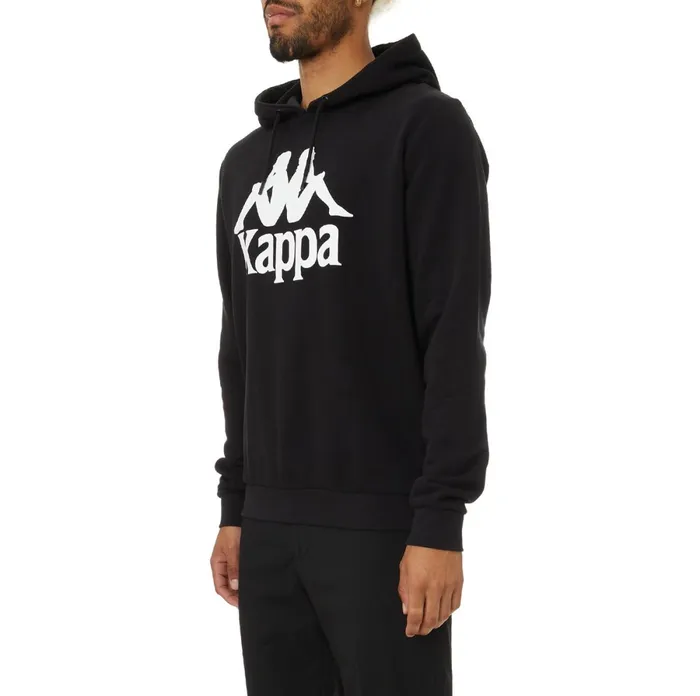 Authentic Esmio 2 Hoodie 8211 Black Black Kappa Mens Hoodies Popular