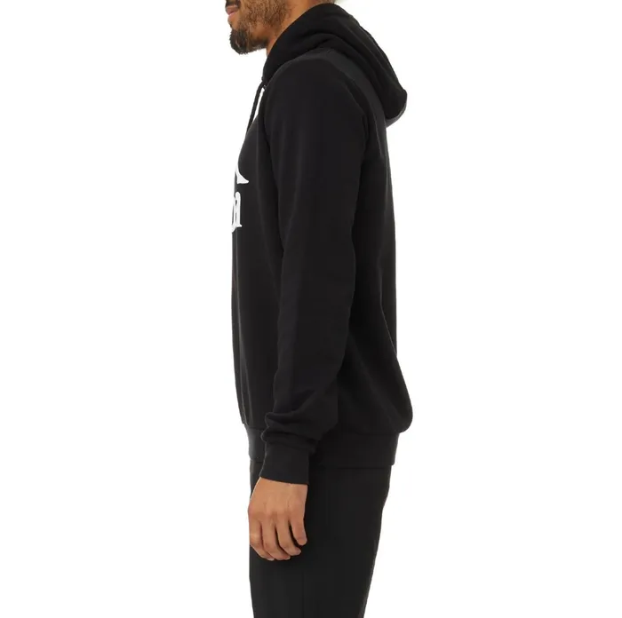 Authentic Esmio 2 Hoodie 8211 Black Black Kappa Mens Hoodies Popular