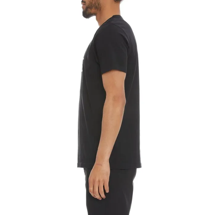 Authentic Football Barta TShirt 8211 Black Black Kappa Mens TShirts Christmas Gift