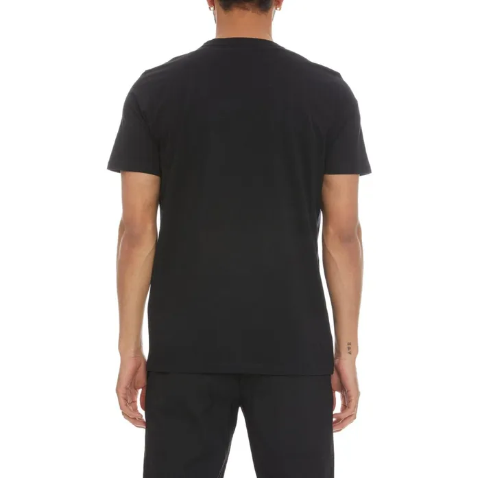 Authentic Football Barta TShirt 8211 Black Black Kappa Mens TShirts Christmas Gift