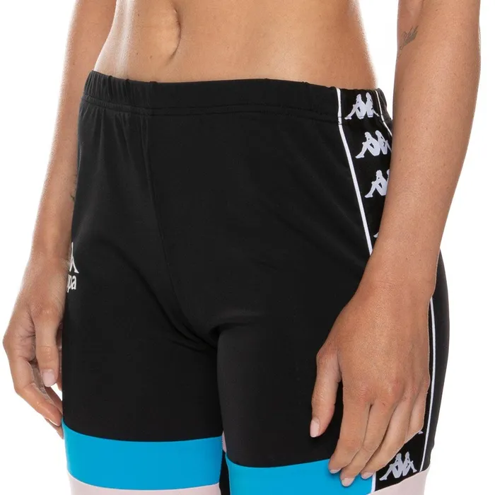 Authentic Football Eve Bike Shorts 8211 Black Blue Pink Black Blue Pink Kappa Womens Shorts Online Shopping