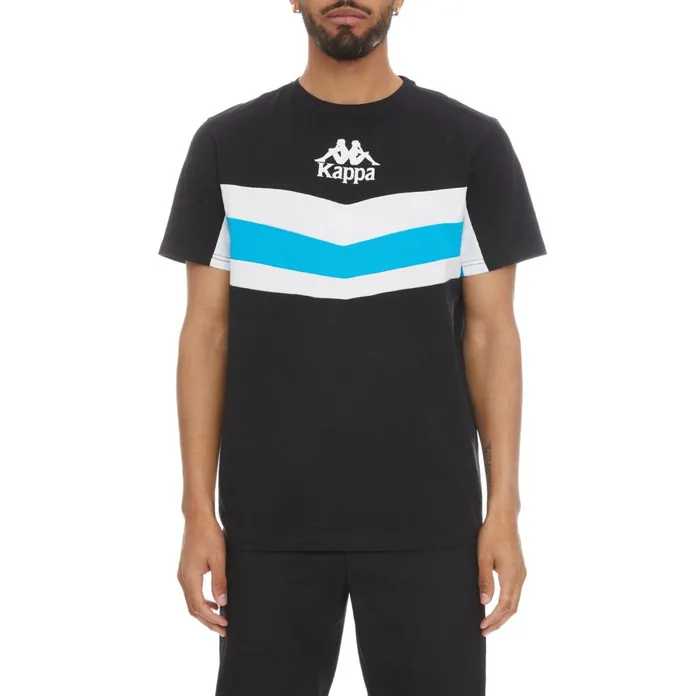 Authentic Football Trenne TShirt 8211 Black Black Kappa Mens TShirts Online Shopping Authentic Football Trenne TShirt 8211 Black Black Kappa Mens TShirts Online Shopping
