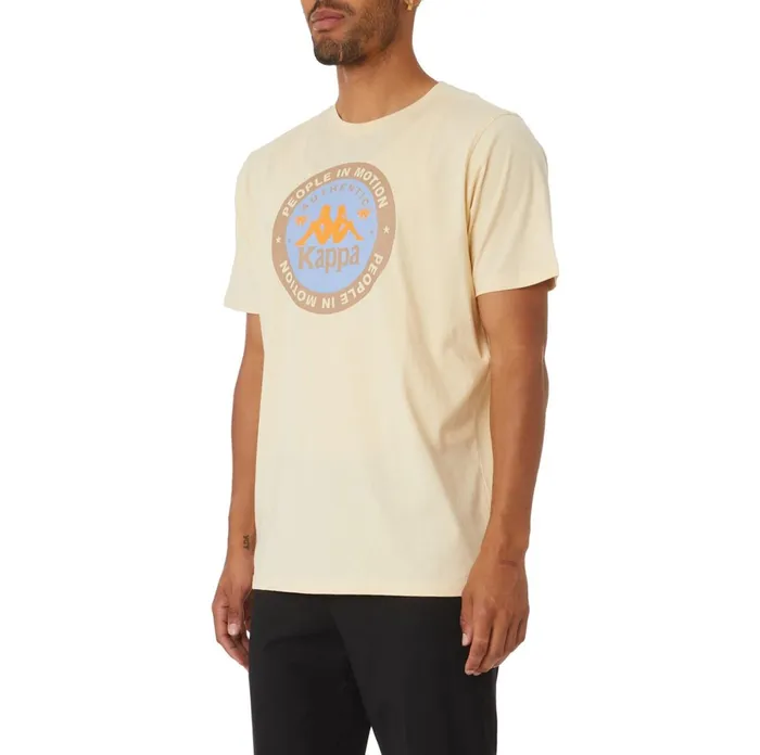 Authentic Franeker TShirt 8211 Beige Beige Kappa Mens TShirts Popular