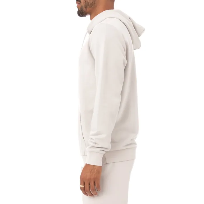 Authentic Haris Hoodie 8211 Grey Silver Grey Silver Kappa Mens Sweatsuits