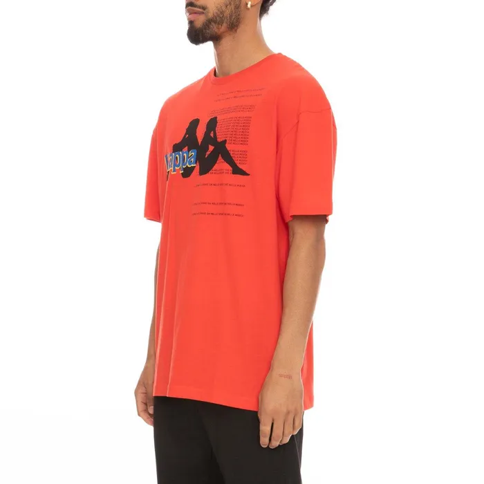 Authentic Hb Ekrin TShirt 8211 Red Black Red Black Kappa Mens TShirts Near Me