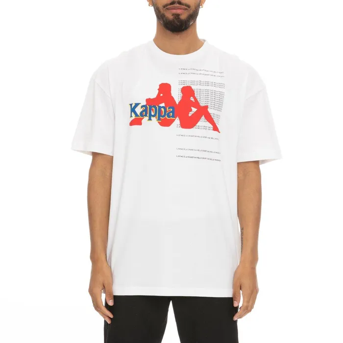 Authentic Hb Ekrin TShirt 8211 White Red White Red Kappa Mens TShirts Near Me Authentic Hb Ekrin TShirt 8211 White Red White Red Kappa Mens TShirts Near Me
