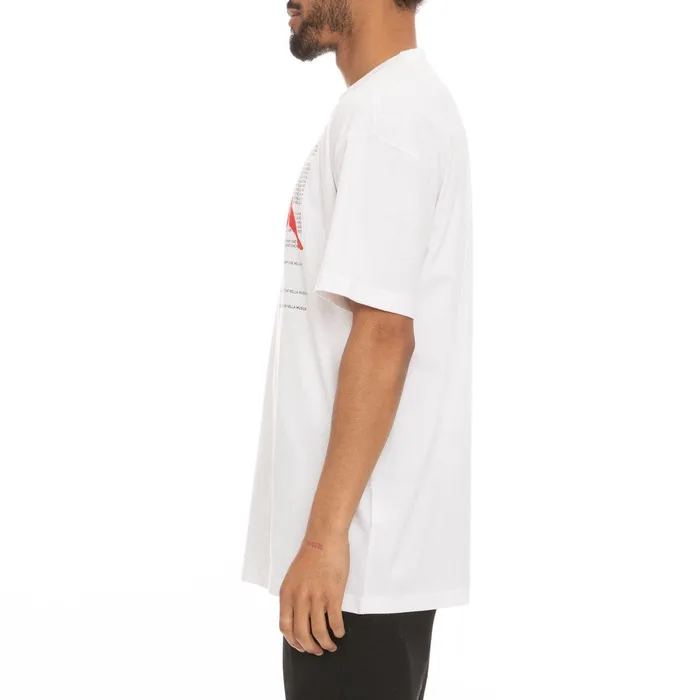 Authentic Hb Ekrin TShirt 8211 White Red White Red Kappa Mens TShirts Near Me