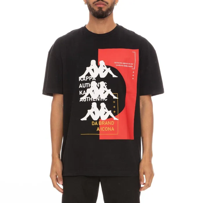 Authentic Hb Etas TShirt 8211 Black Red Black Red Kappa Mens TShirts Gift Near Me Authentic Hb Etas TShirt 8211 Black Red Black Red Kappa Mens TShirts Gift Near Me
