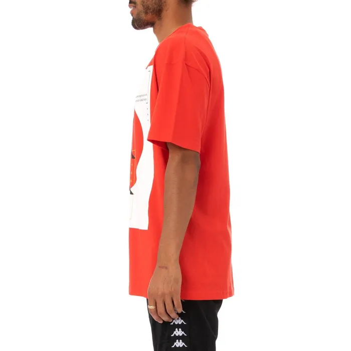 Authentic Hb Etas TShirt 8211 Red White Red White Kappa Mens TShirts Near Me