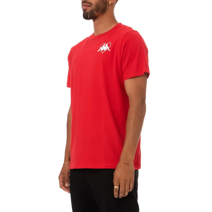 Authentic Love Bytom TShirt 8211 Red Red Kappa Mens TShirts Popular