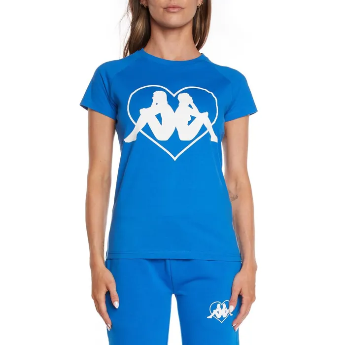 Authentic Love Dabrowa TShirt 8211 Blue Blue Kappa Womens TShirts Gift Ideas