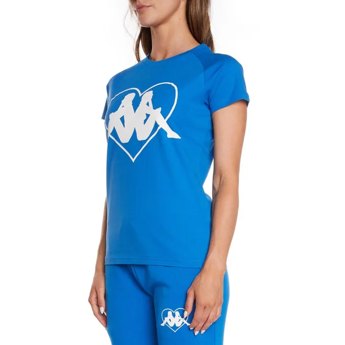 Authentic Love Dabrowa TShirt 8211 Blue Blue Kappa Womens TShirts Gift Ideas