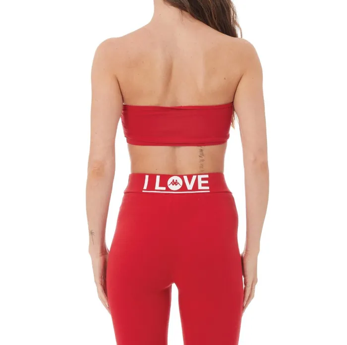Authentic Love Koszalin Bandeau 8211 Red Red Kappa Womens TShirts On Sale