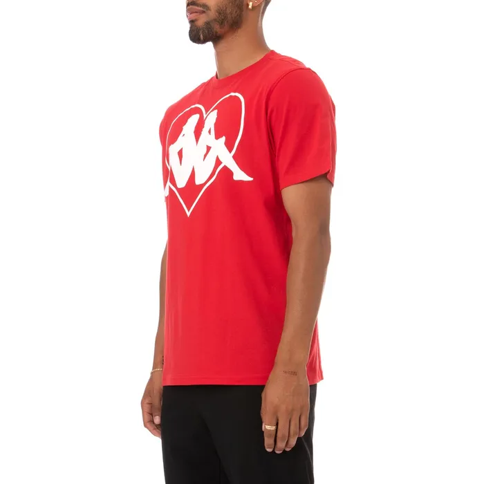 Authentic Love Zielona TShirt 8211 Red Red Kappa Mens TShirts Casaul