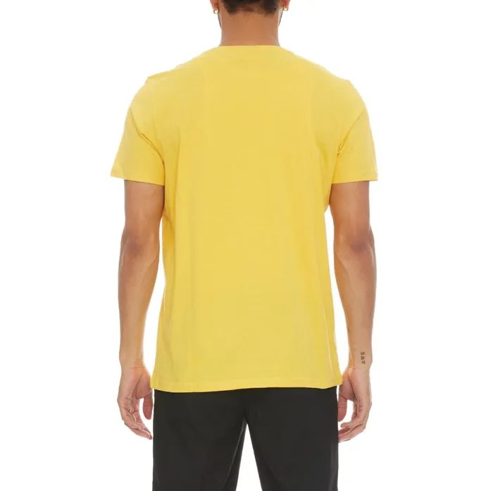 Authentic Savio TShirt 8211 Yellow Vanilla Yellow Vanilla Kappa Mens TShirts Christmas