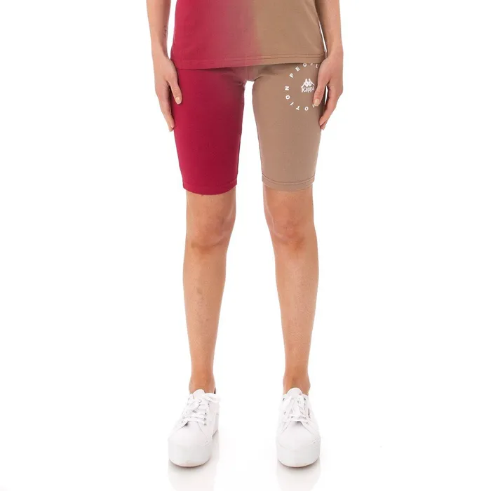 Authentic Sulawesi Bike Shorts 8211 Brown Red Brown Red Kappa Womens Shorts Casaul Authentic Sulawesi Bike Shorts 8211 Brown Red Brown Red Kappa Womens Shorts Casaul