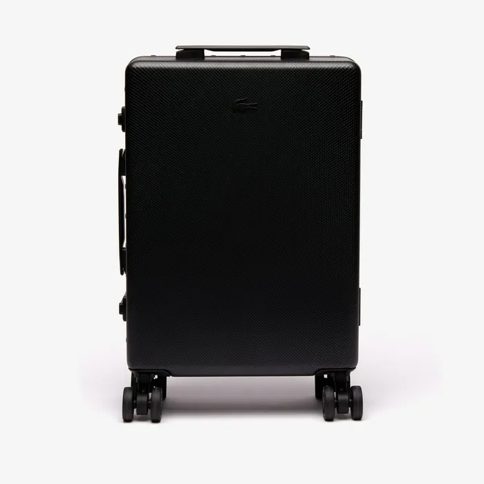 Bags Lacoste Mens Chantaco Polycarbonate Cabin Suitcase Black Outlet Factory