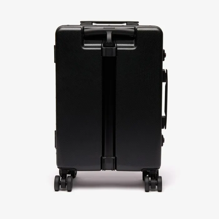 Bags Lacoste Mens Chantaco Polycarbonate Cabin Suitcase Black Outlet Factory