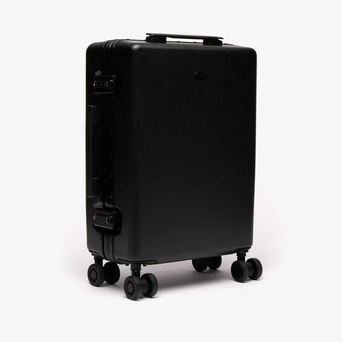 Bags Lacoste Mens Chantaco Polycarbonate Cabin Suitcase Black Outlet Factory
