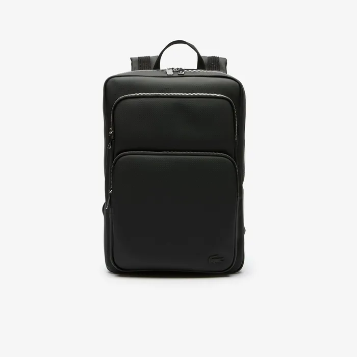 Bags Lacoste Mens Classic Petit Piqu Backpack Black Outlet Factory