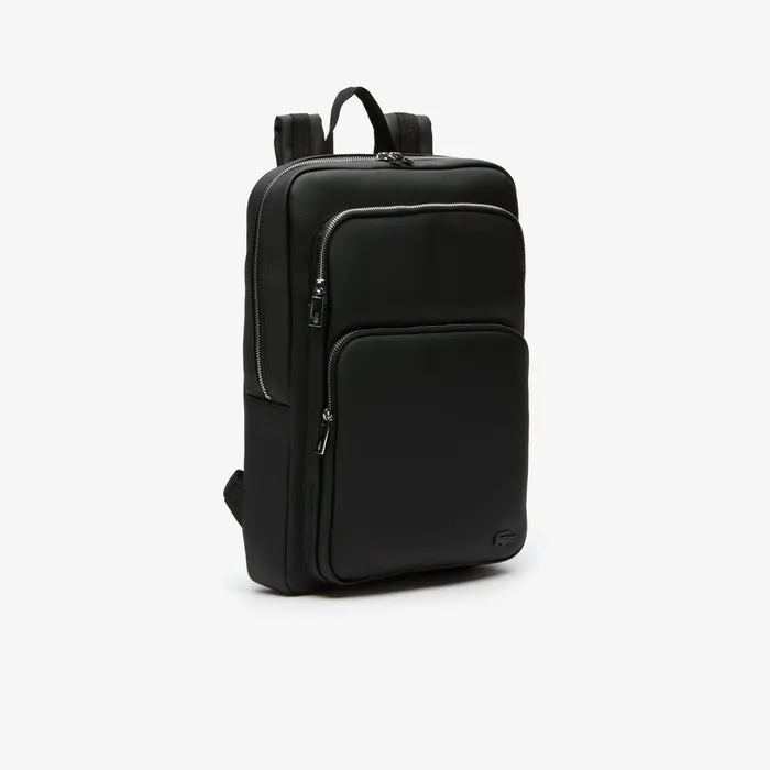 Bags Lacoste Mens Classic Petit Piqu Backpack Black Outlet Factory