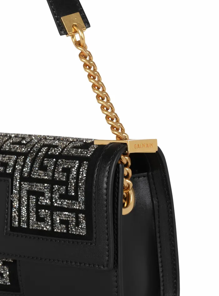Balmain 1945 Bags Womens Calfskin Jacquard 1945 Clutch Bag With Swarovski Jewerly Black Balmain 1945 Bags Womens Calfskin Jacquard 1945 Clutch Bag With Swarovski Jewerly Black