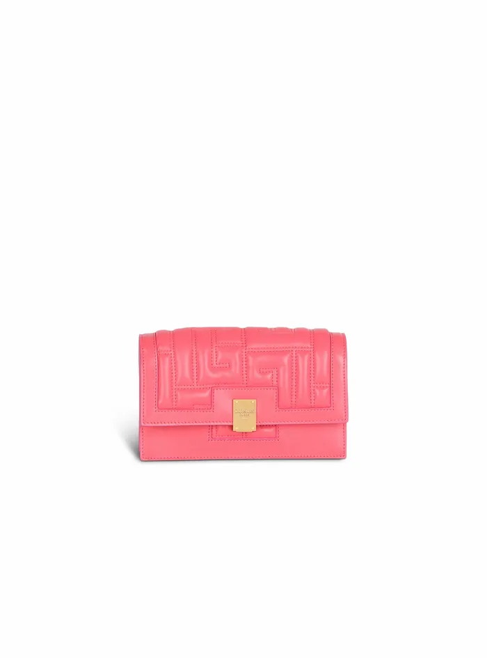 Balmain 1945 Bags Womens MiniSized Quilted Leather 1945 Bag Pink Balmain 1945 Bags Womens MiniSized Quilted Leather 1945 Bag Pink