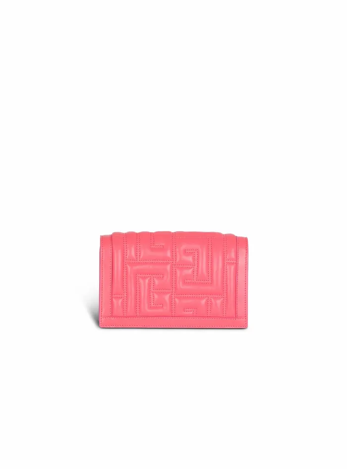 Balmain 1945 Bags Womens MiniSized Quilted Leather 1945 Bag Pink Balmain 1945 Bags Womens MiniSized Quilted Leather 1945 Bag Pink