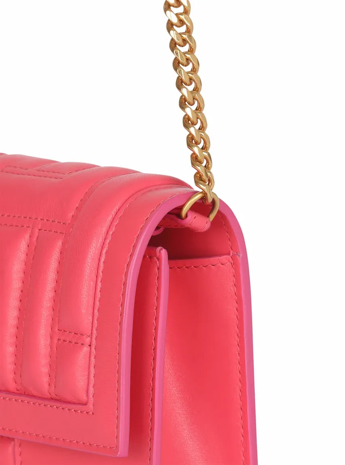 Balmain 1945 Bags Womens MiniSized Quilted Leather 1945 Bag Pink Balmain 1945 Bags Womens MiniSized Quilted Leather 1945 Bag Pink