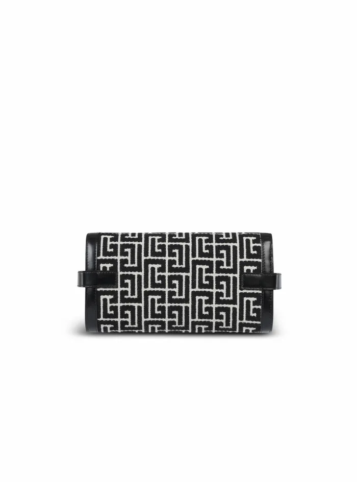 Balmain BBuzz Bags Womens Bicolor Jacquard BBuzz 23 Clutch Black Balmain BBuzz Bags Womens Bicolor Jacquard BBuzz 23 Clutch Black