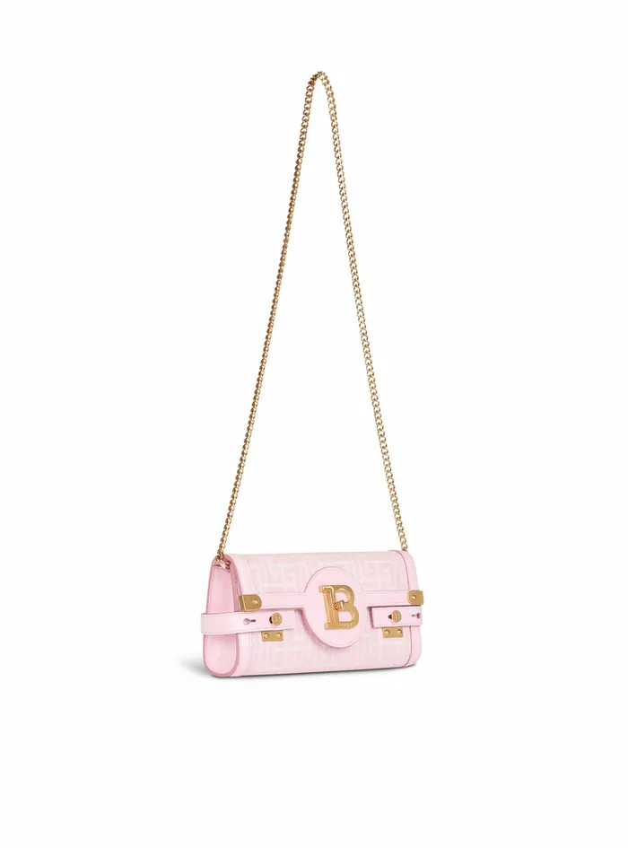 Balmain BBuzz Bags Womens Bicolor Jacquard BBuzz 23 Clutch Pink Balmain BBuzz Bags Womens Bicolor Jacquard BBuzz 23 Clutch Pink