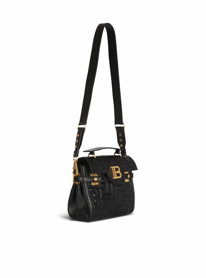Balmain BBuzz Bags Womens Quilted Leather BBuzz 23 Bag Black Balmain BBuzz Bags Womens Quilted Leather BBuzz 23 Bag Black