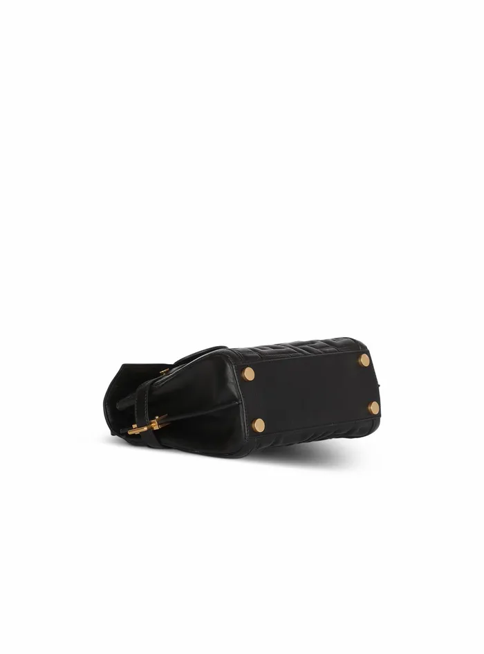 Balmain BBuzz Bags Womens Quilted Leather BBuzz 23 Bag Black Balmain BBuzz Bags Womens Quilted Leather BBuzz 23 Bag Black