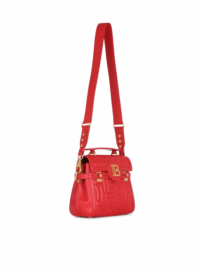 Balmain BBuzz Bags Womens Quilted Leather BBuzz 23 Bag Red Balmain BBuzz Bags Womens Quilted Leather BBuzz 23 Bag Red