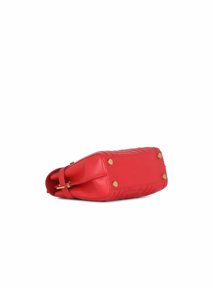 Balmain BBuzz Bags Womens Quilted Leather BBuzz 23 Bag Red Balmain BBuzz Bags Womens Quilted Leather BBuzz 23 Bag Red