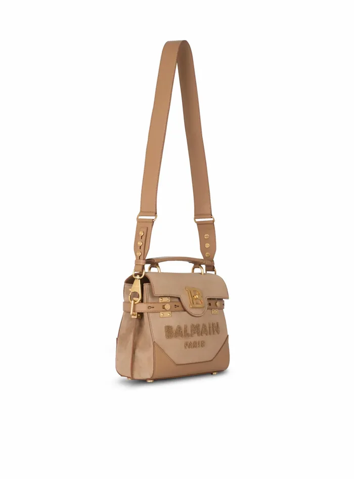 Balmain BBuzz Bags Womens SandColored Suede BBuzz 23 Bag Beige Balmain BBuzz Bags Womens SandColored Suede BBuzz 23 Bag Beige