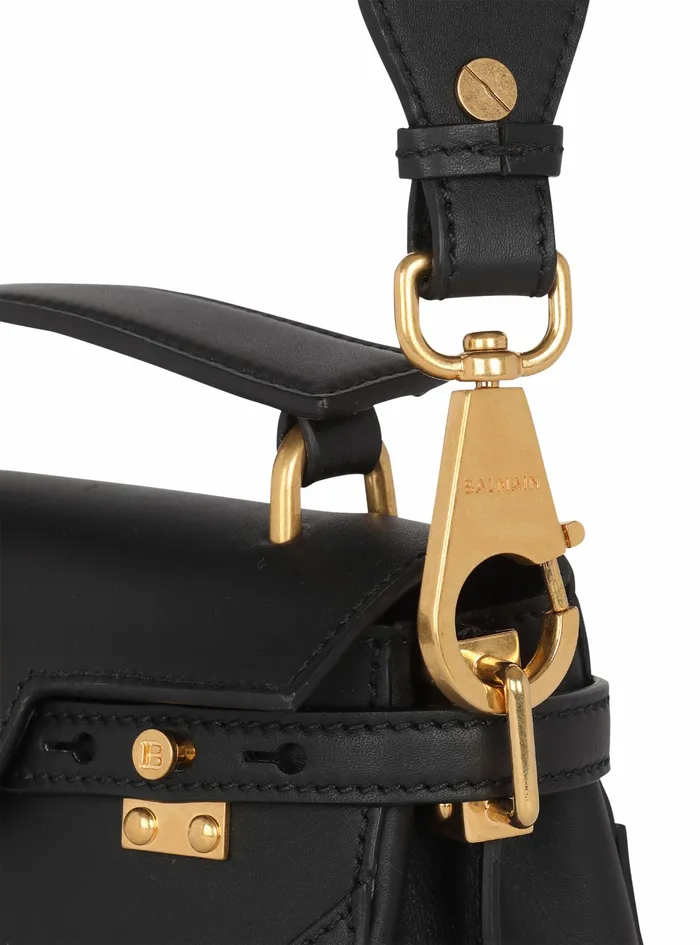Balmain BBuzz Bags Womens Smooth Leather BBuzz 19 Bag Black Balmain BBuzz Bags Womens Smooth Leather BBuzz 19 Bag Black