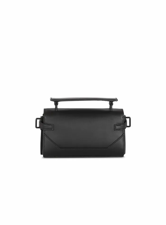 Balmain CrossBody Bags Mens Smooth Leather BBuzz 19 Baguette Bag Black Balmain CrossBody Bags Mens Smooth Leather BBuzz 19 Baguette Bag Black