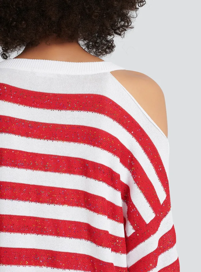 Balmain Dresses Womens High Summer Capsule Striped Knit Dress Multicolor Balmain Dresses Womens High Summer Capsule Striped Knit Dress Multicolor