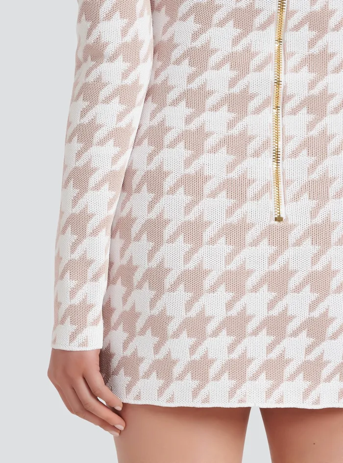 Balmain Dresses Womens Short Tweed Dress With GoldTone Buttons Pink Balmain Dresses Womens Short Tweed Dress With GoldTone Buttons Pink