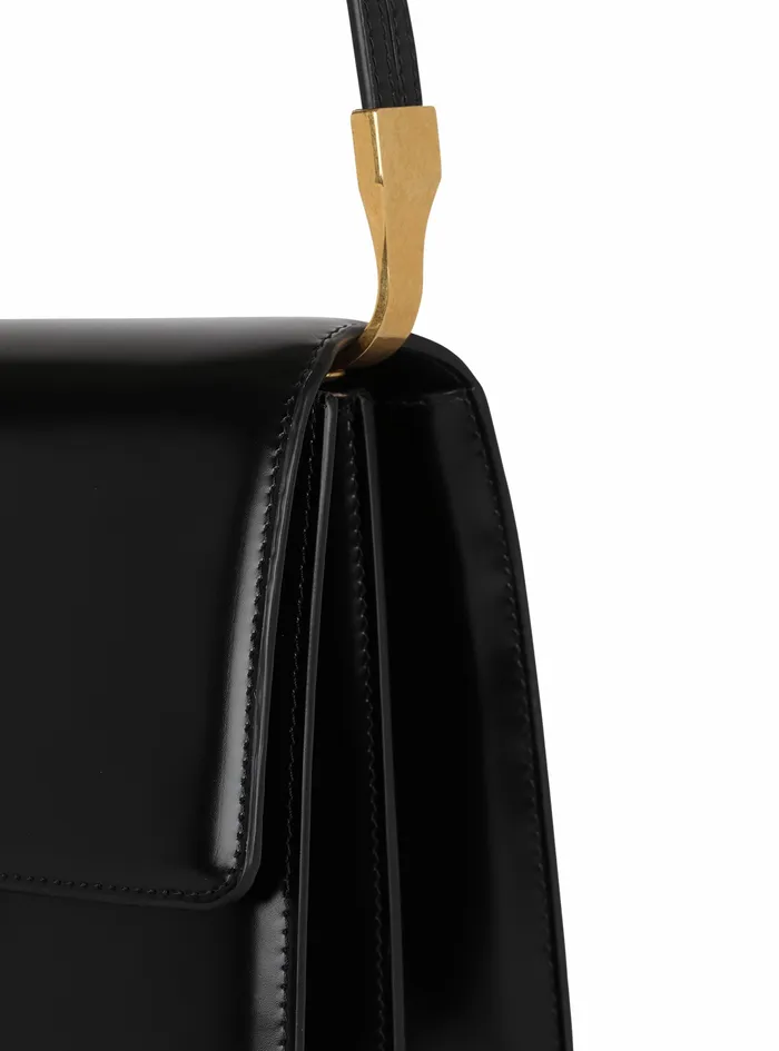 Balmain Ely Bags Womens Smooth Leather Ely Bag Black Balmain Ely Bags Womens Smooth Leather Ely Bag Black