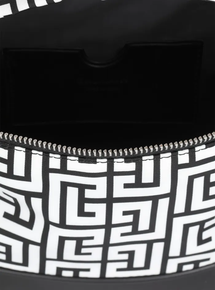 Balmain Pouches And Belt Bags Mens Nylon City Belt Bag Black Balmain Pouches And Belt Bags Mens Nylon City Belt Bag Black
